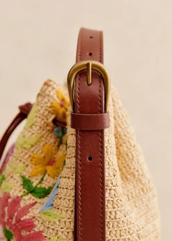 Sezane Bourse Mini Farrow Raphia- Nos Sacs Iconiques|Maroquinerie