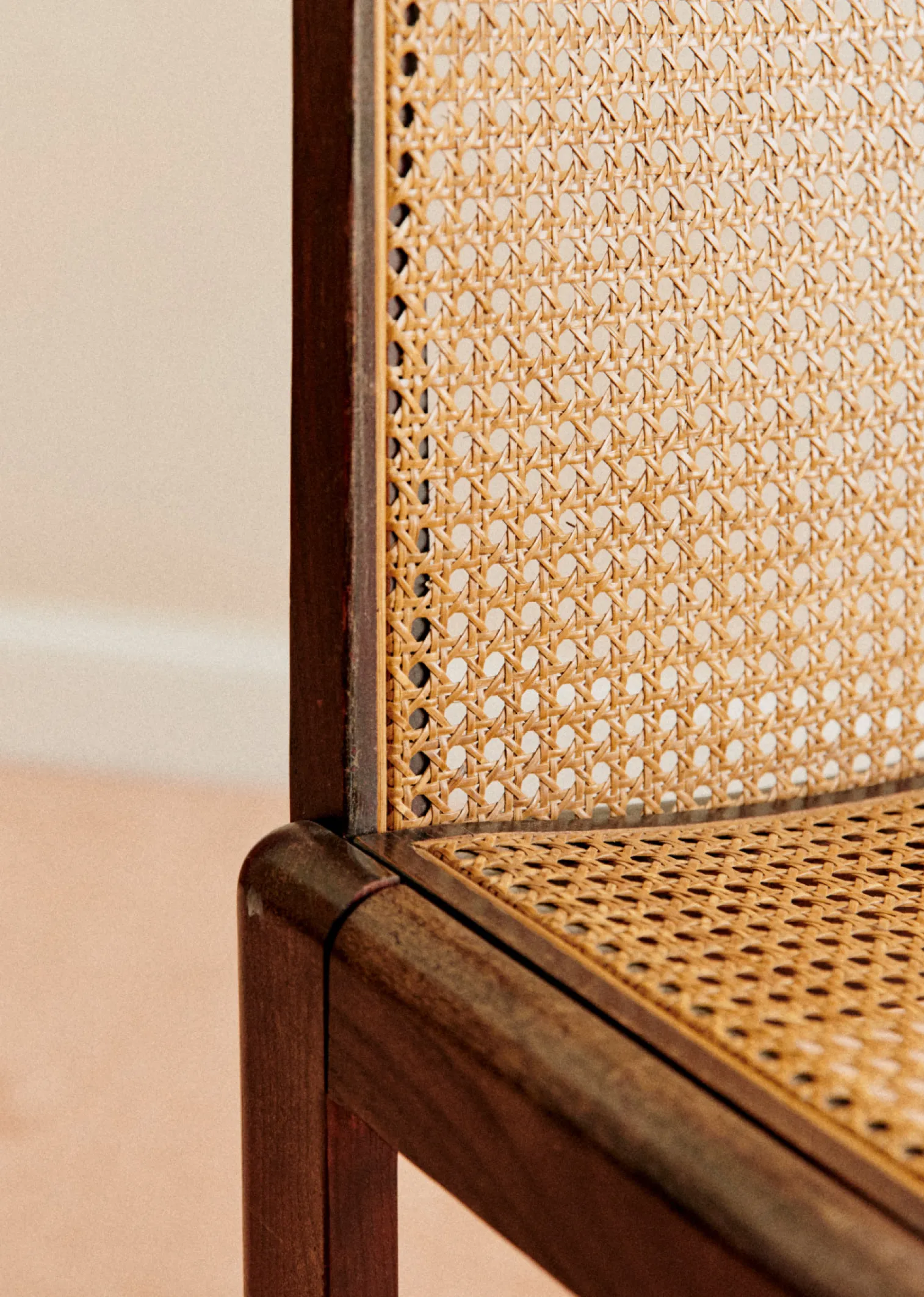 Sezane Chaise En Cannage Vintage- La Sélection Vintage