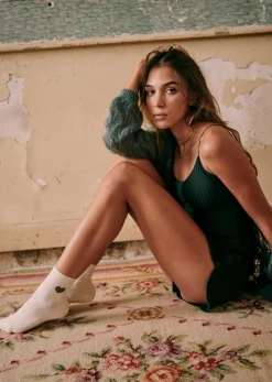 Sezane Chaussettes Coeur- Chaussettes