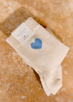 Sezane Chaussettes Coeur- Chaussettes