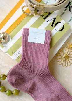 Sezane Chaussettes Lurex- Chaussettes