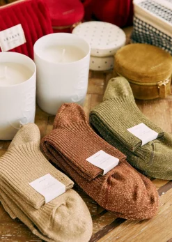 Sezane Chaussettes Lurex- Chaussettes