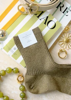 Sezane Chaussettes Lurex- Chaussettes
