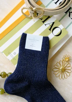 Sezane Chaussettes Lurex- Chaussettes