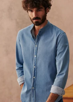 Sezane Chemise Benny- Denim|Chemises denim