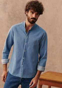 Sezane Chemise Benny- Denim|Chemises denim