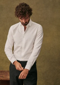 Sezane Chemise Bruce Pinpoint- Costumes|Chemises formelles