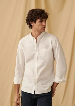 Sezane Chemise Charlie Oxford- Chemises rayures|Chemises oxford