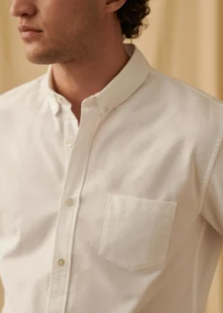 Sezane Chemise Charlie Oxford- Chemises rayures|Chemises oxford