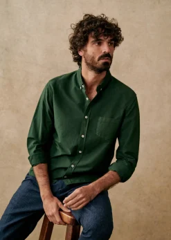 Sezane Chemise Charlie Oxford- Chemises rayures|Chemises oxford