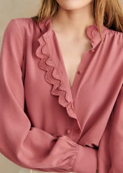 Sezane Chemise Chlo- Chemises & Blouses
