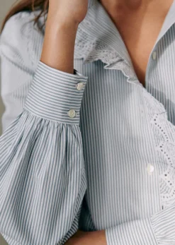 Sezane Chemise Chlo- Chemises & Blouses