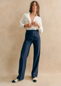 Sezane Chemise Chlo- Chemises & Blouses