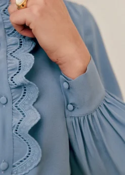Sezane Chemise Chlo- Chemises & Blouses