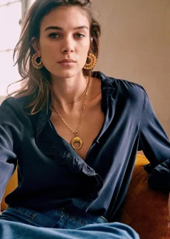 Sezane Chemise Chlo- Chemises & Blouses