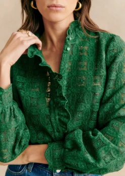 Sezane Chemise Chlo- Chemises & Blouses