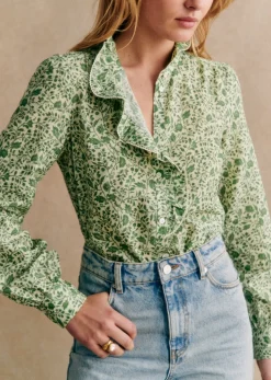 Sezane Chemise Chlo- Chemises & Blouses