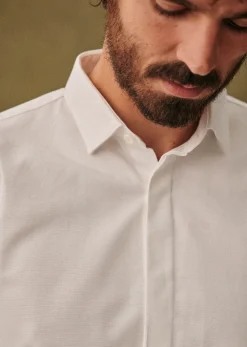 Sezane Chemise Garvin Pinpoint- Costumes|Chemises formelles