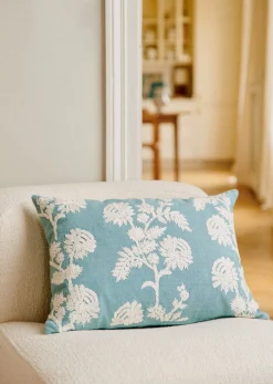Sezane Coussin Brodé -  Grand Modèle- Les Tissus