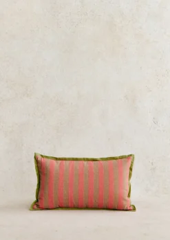 Sezane Coussin Rayures Amalfi -  Petit Modèle- Les Tissus