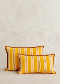 Sezane Coussin Rayures Amalfi -  Petit Modèle- Les Tissus