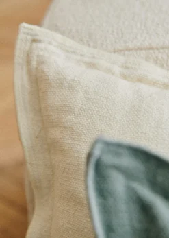 Sezane Coussin Toile De Lin -  Grand Modèle- Les Tissus