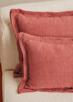 Sezane Coussin Toile De Lin -  Grand Modèle- Les Tissus