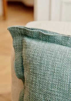 Sezane Coussin Toile De Lin -  Grand Modèle- Les Tissus