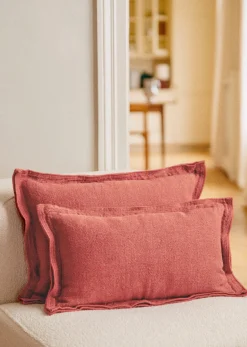 Sezane Coussin Toile De Lin -  Petit Modèle- Les Tissus