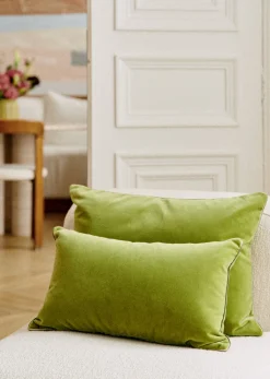 Sezane Coussin Velours Édition -  Grand Modèle- Les Tissus