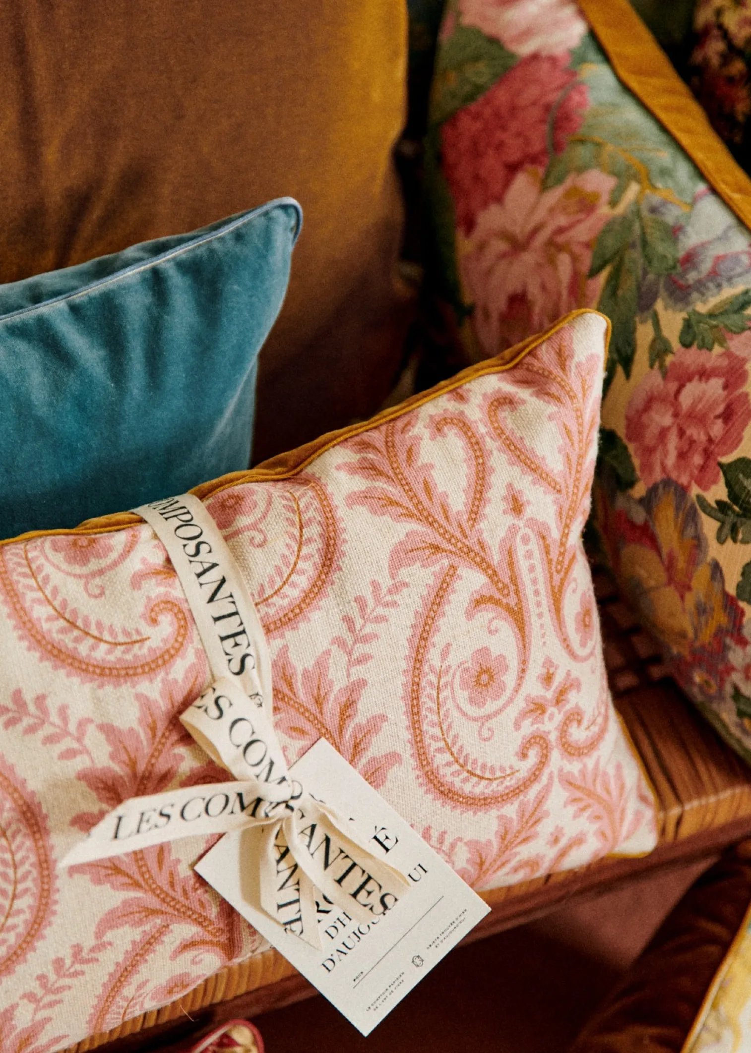 Sezane Coussin Vintage - Petit Modèle- La Sélection Vintage|Les Tissus