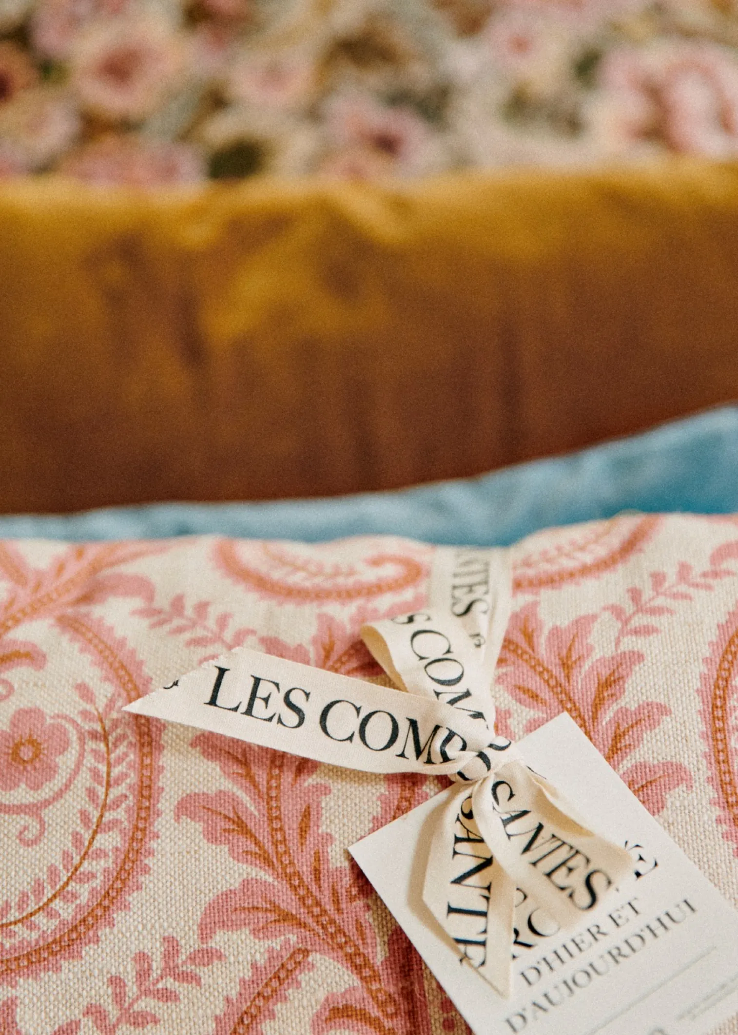 Sezane Coussin Vintage - Petit Modèle- Les Tissus