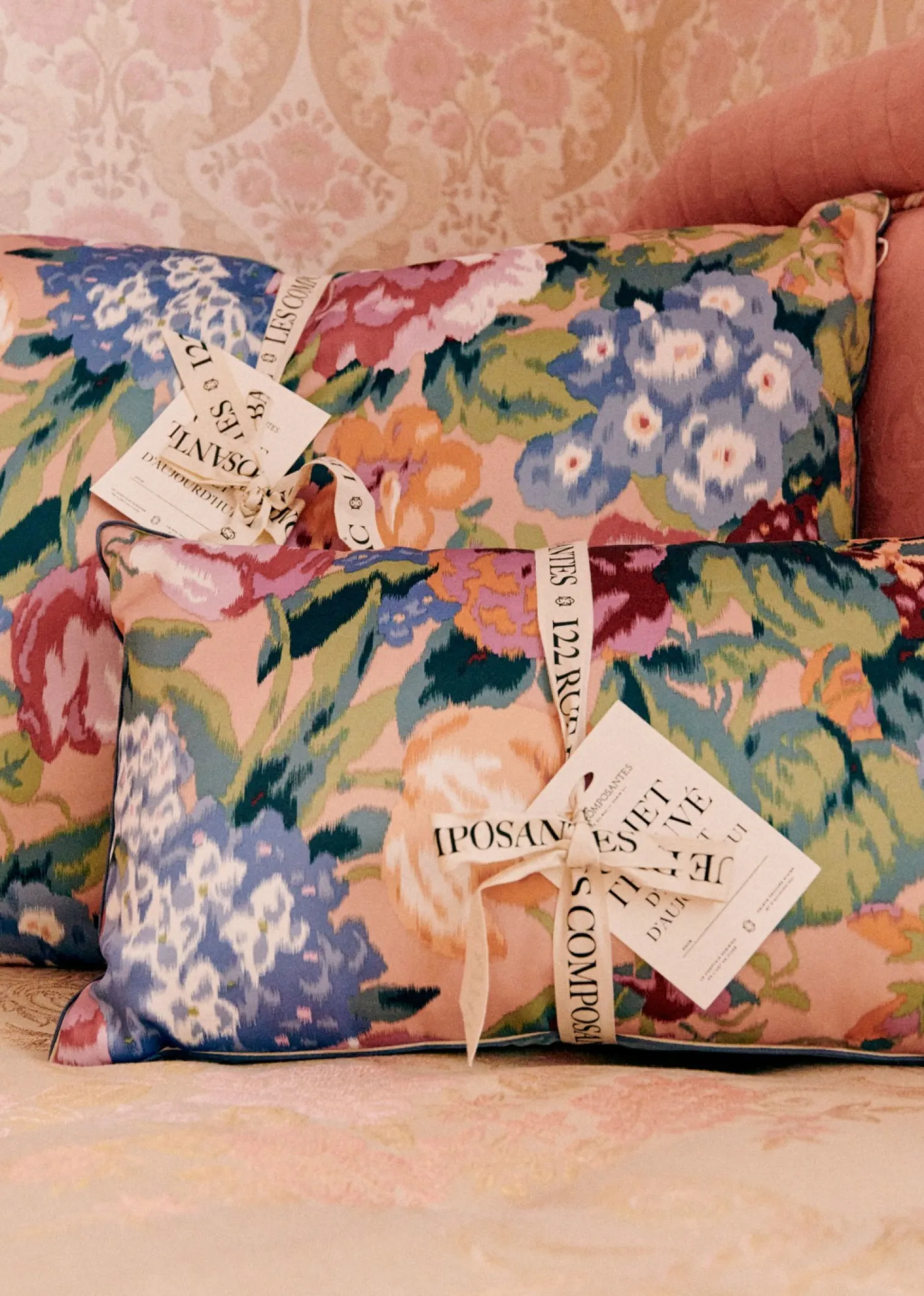 Sezane Coussin Vintage - Petit Modèle- Les Tissus