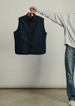 Sezane Gilet Ibrox- Denim|Jeans