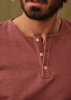 Sezane Henley Spike- Col tunisien|T-shirt manches longues