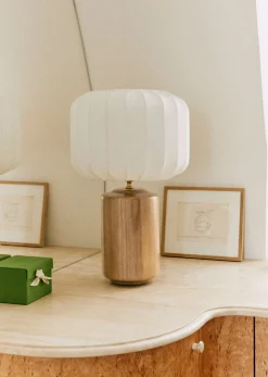 Sezane Lampe Mezzo - Bois- Les Lumières
