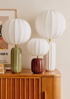 Sezane Lampe Traviata - Vert Olive- Les Lumières