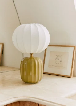 Sezane Lampe Traviata Petit Modèle - Vert Olive- Les Lumières