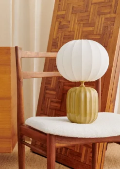 Sezane Lampe Traviata Petit Modèle - Vert Olive- Les Lumières