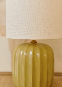 Sezane Lampe Traviata Petit Modèle - Vert Olive- Les Lumières