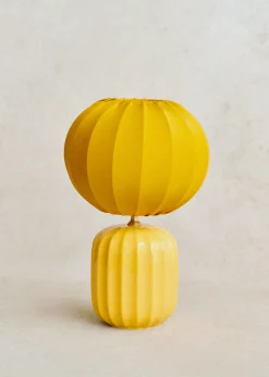 Sezane Lampe Traviata Petit Modèle - Jaune Citron- Les Lumières