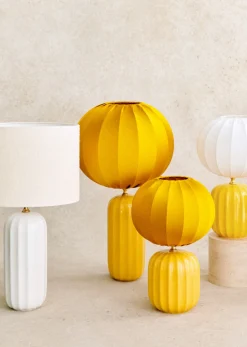 Sezane Lampe Traviata Petit Modèle - Jaune Citron- Les Lumières