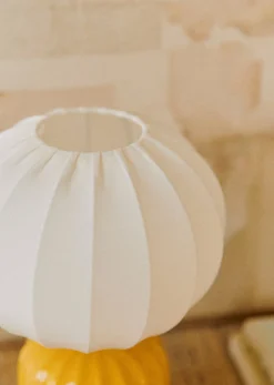Sezane Lampe Traviata Petit Modèle - Jaune Citron- Les Lumières