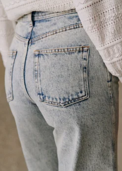 Sezane Le Crop- Denim|Denim