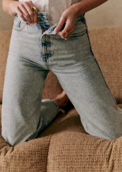 Sezane Le Crop- Denim|Denim