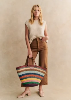Sezane Le Crop- Denim|Denim