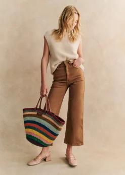 Sezane Le Crop- Denim|Denim