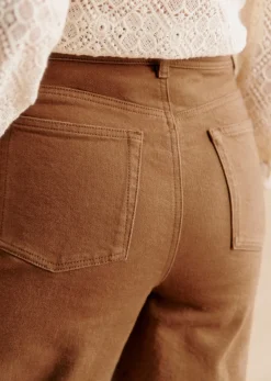 Sezane Le Crop- Denim|Denim