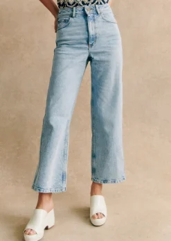 Sezane Le Crop- Denim|Denim