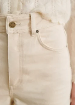 Sezane Le Crop- Denim|Denim